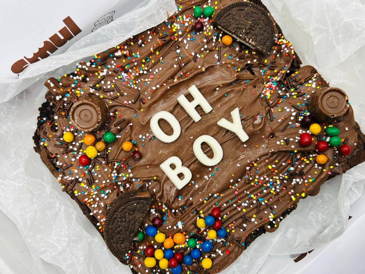 Big Boy Brownie Box – Personalised