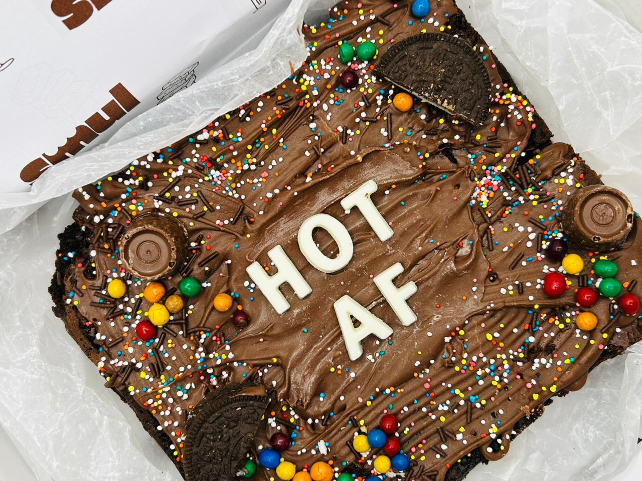 Just a Bite Brownie Box – Personalised